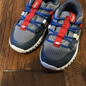 New Balance Kids' Sneakers in Gray, Red, and Blue
